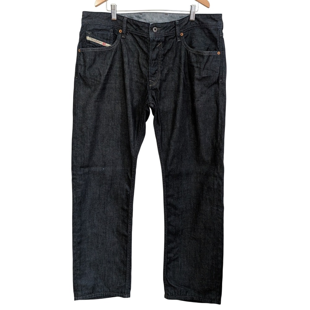 Diesel Waykee Jeans 36x32 Dark Indigo Regular Straight Wash 00Z88 Made in USA